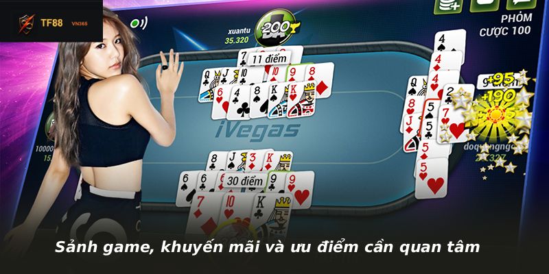 Sảnh game, khuyến mãi và ưu điểm cần quan tâm