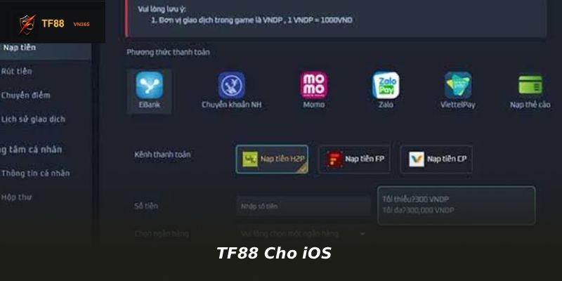 TF88 Cho iOS
