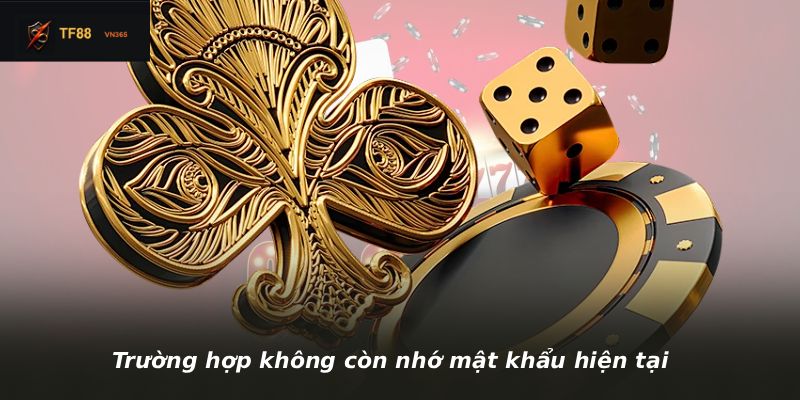 Trường hợp không còn nhớ mật khẩu hiện tại
